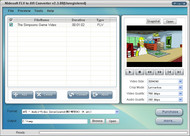 Nidesoft FLV to AVI Converter screenshot